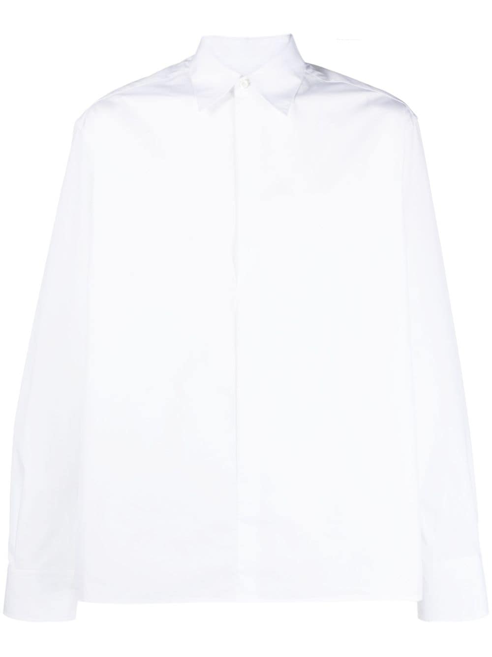 Lanvin long-sleeve cotton shirt - White von Lanvin