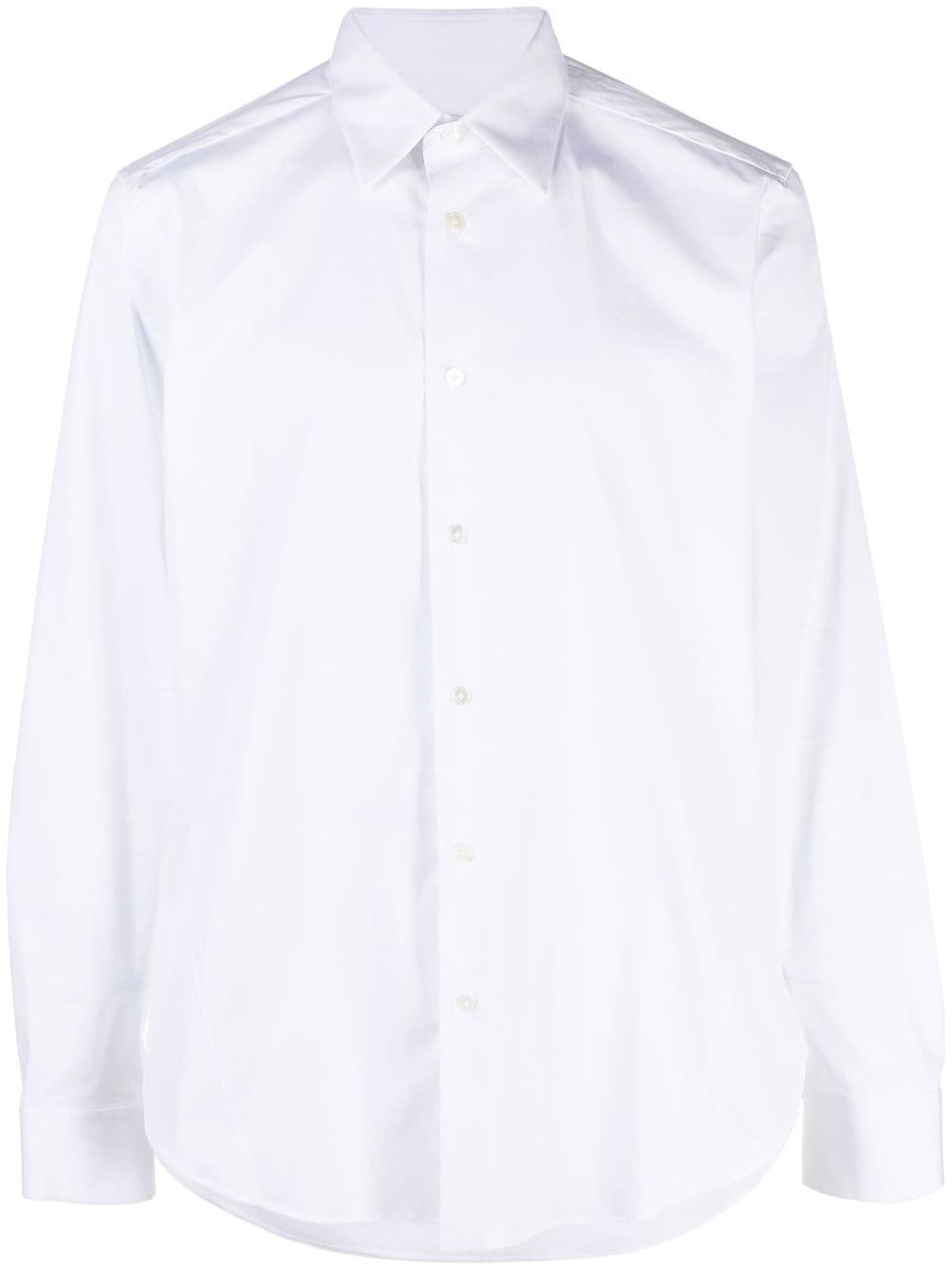 Lanvin long-sleeve slim-cut shirt - White von Lanvin