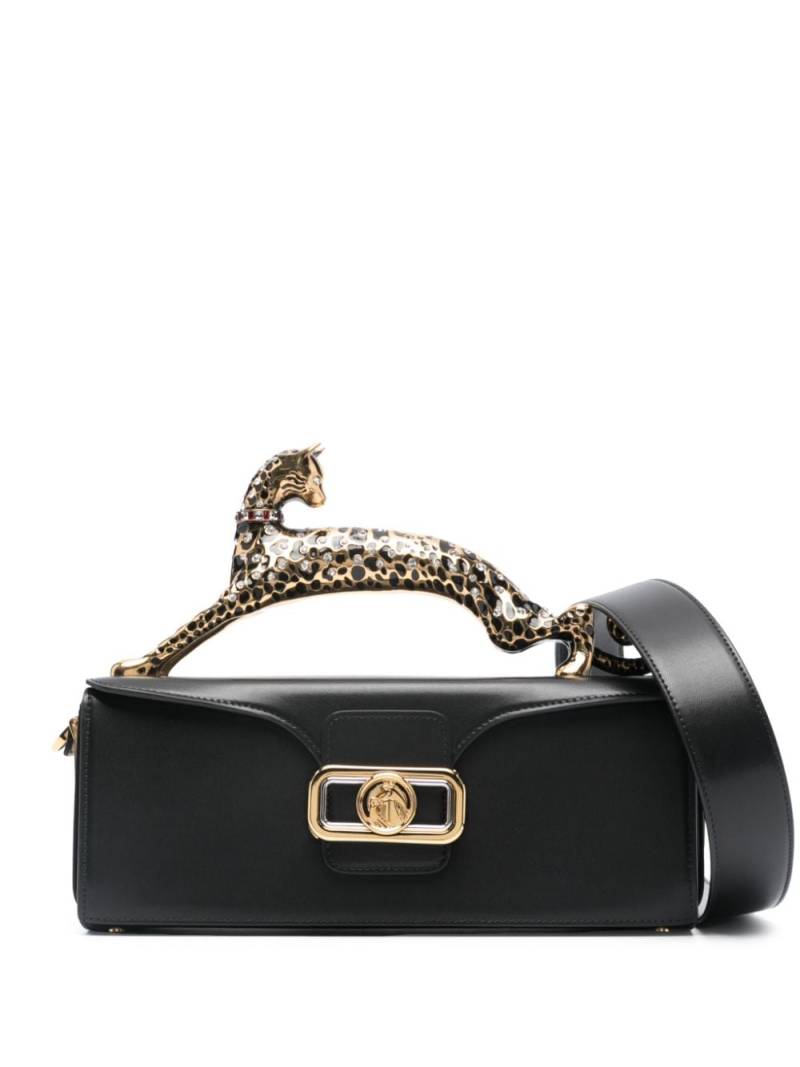 Lanvin medium Pencil Cat leather bag - Black von Lanvin