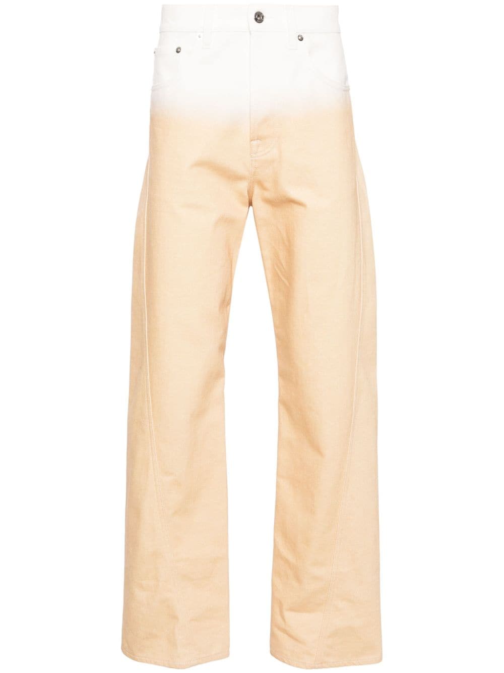 Lanvin mid-rise straight-leg jeans - Orange von Lanvin