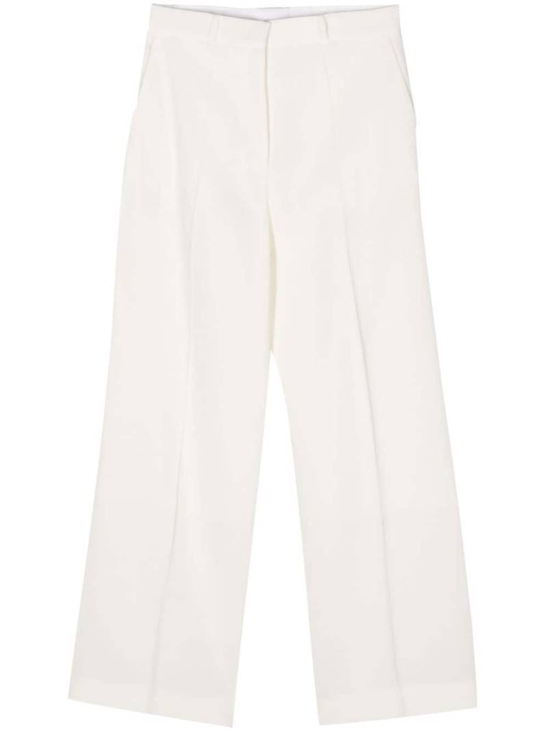 Lanvin mid-rise straight-leg trousers - White von Lanvin