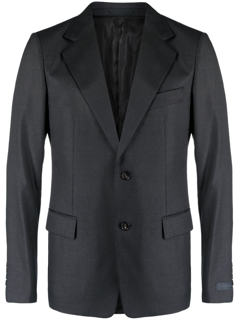 Lanvin notched-lapel single-breast blazer - Grey von Lanvin