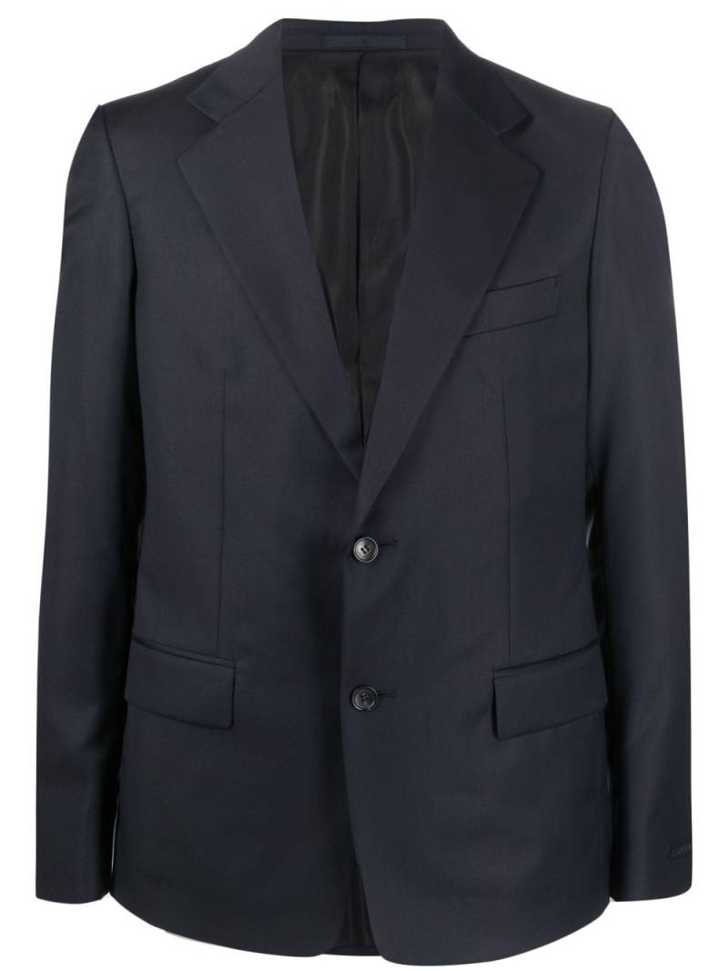 Lanvin notched-lapels single-breasted blazer - Blue von Lanvin