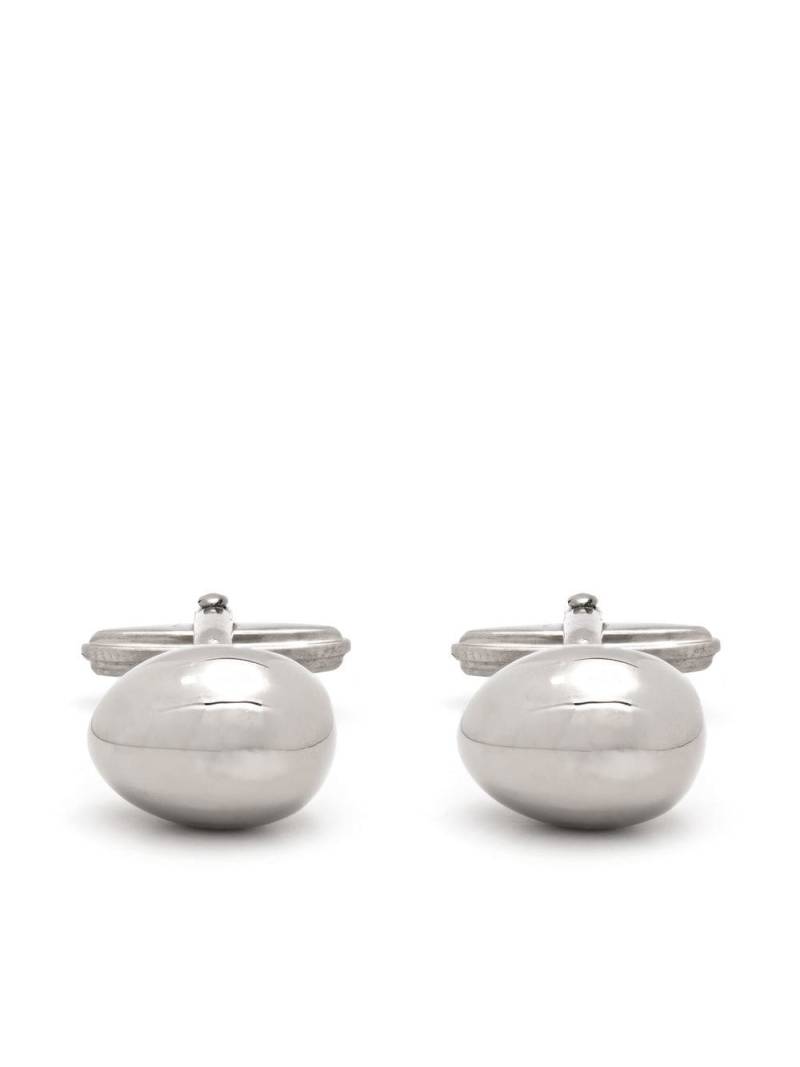 Lanvin oval bead cufflinks - Silver von Lanvin