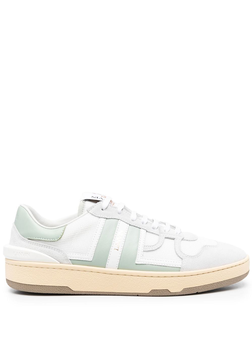 Lanvin panelled low-top sneakers - White von Lanvin