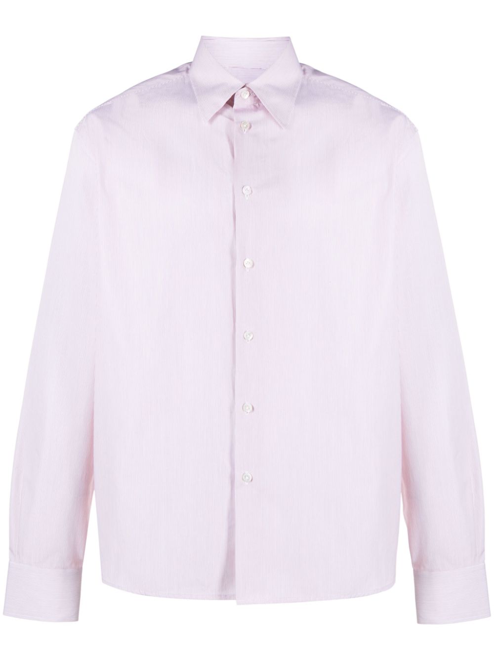 Lanvin pinstripe-print cotton shirt - White von Lanvin