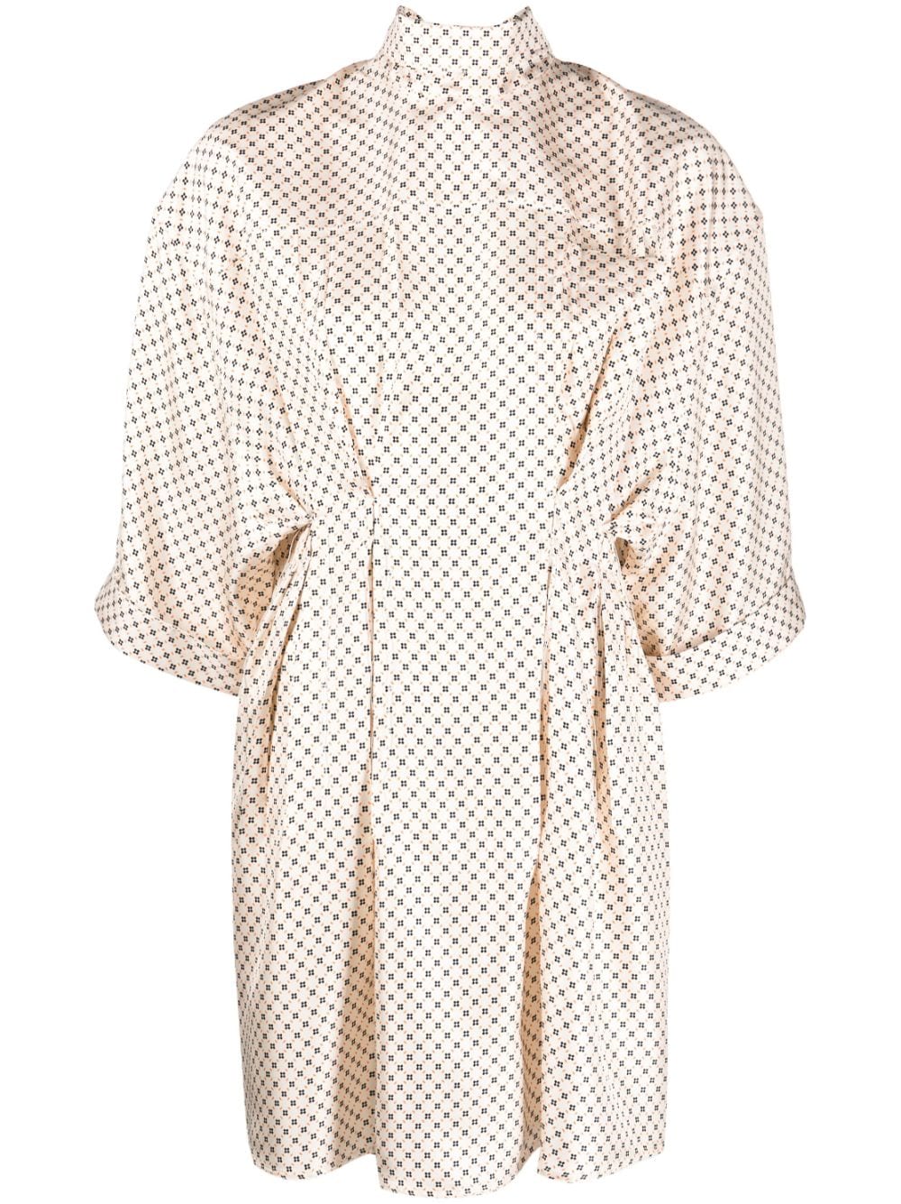 Lanvin polka-dot print dress - White von Lanvin