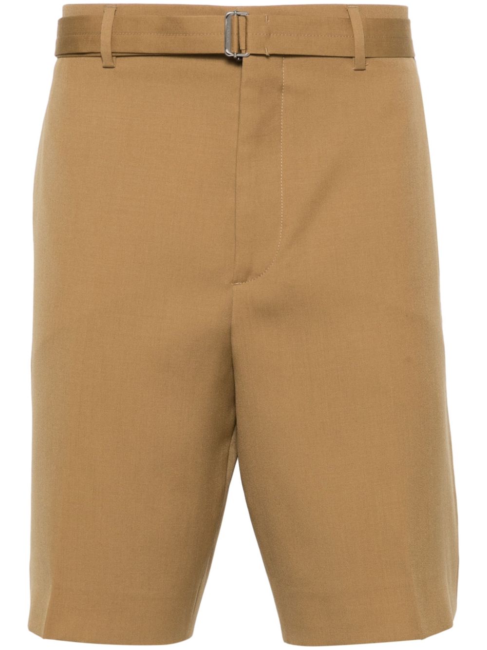 Lanvin pressed crease wool shorts - Brown von Lanvin