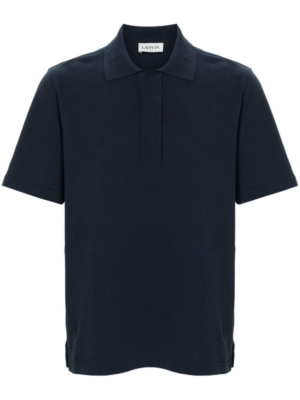 Lanvin short-sleeve cotton polo shirt - Blue von Lanvin