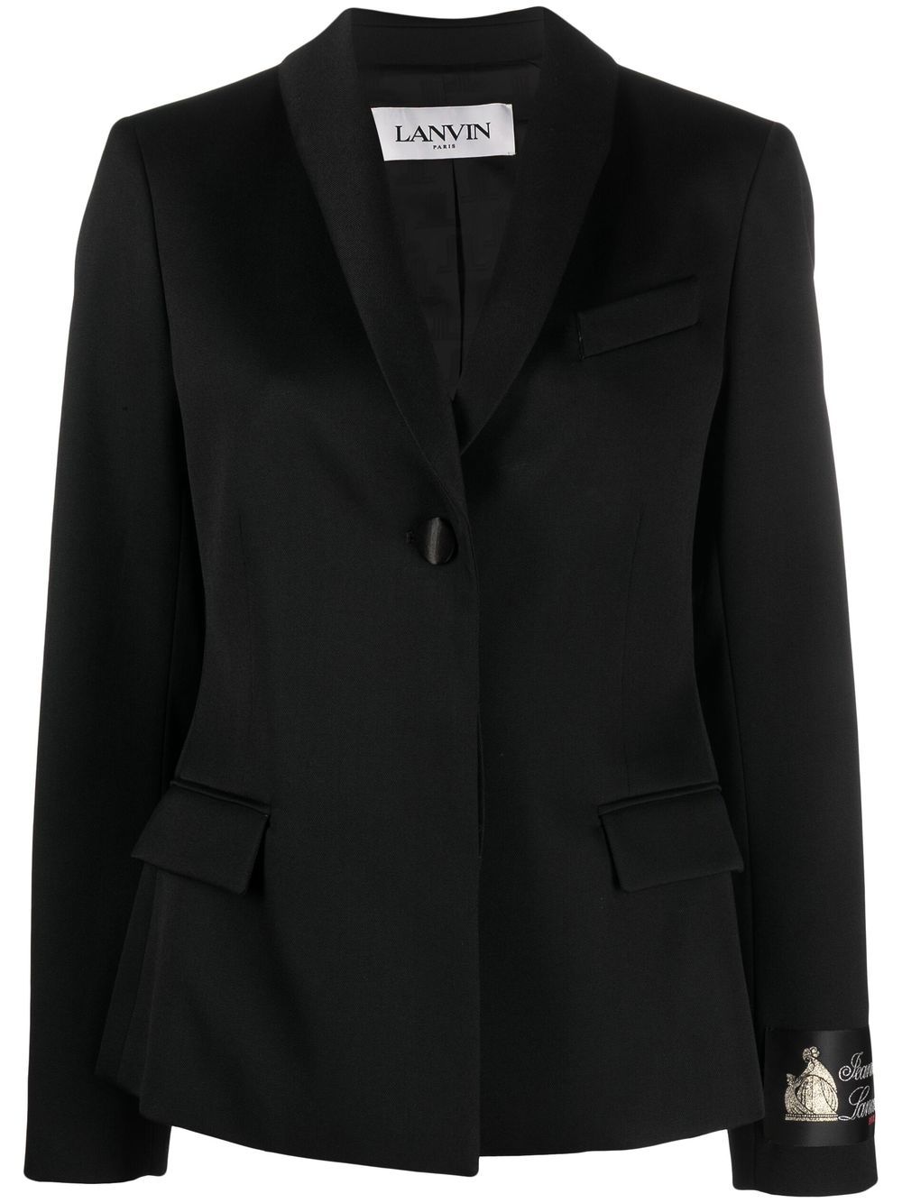 Lanvin single-breasted tailored jacket - Black von Lanvin