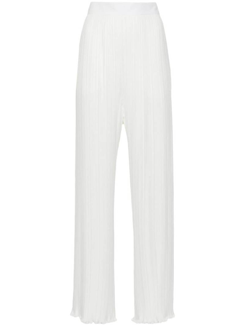 Lanvin straight-leg pleated trousers - White von Lanvin