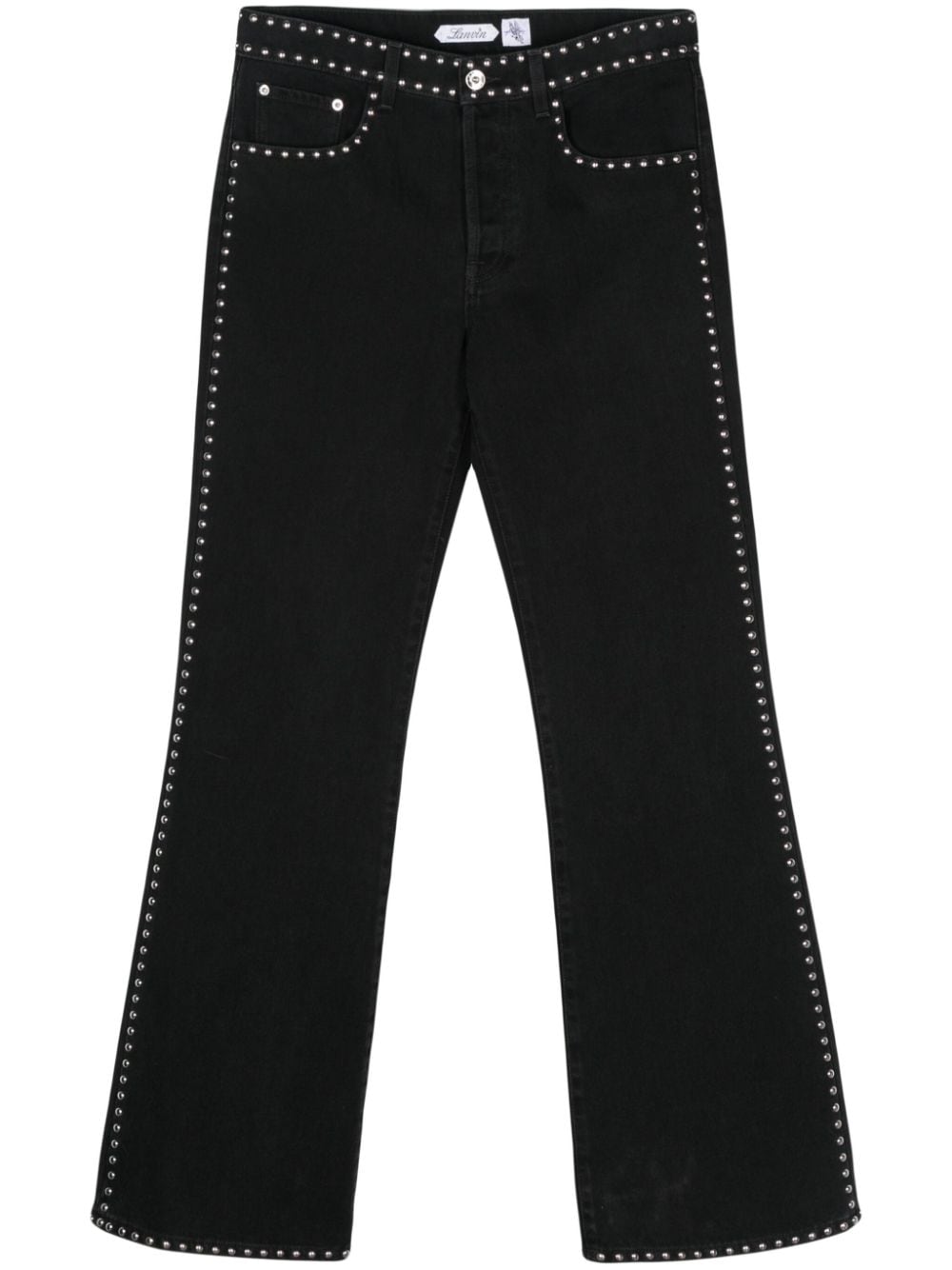 Lanvin x Future stud-embellished straight-leg jeans - Black von Lanvin