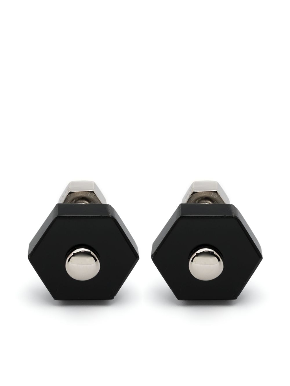 Lanvin studded cufflinks - Black von Lanvin