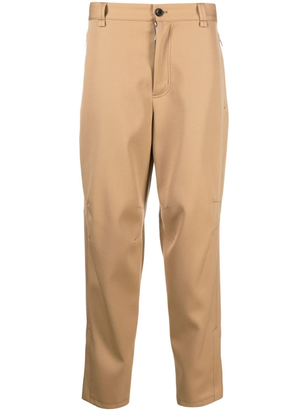 Lanvin tapered cotton trousers - Brown von Lanvin