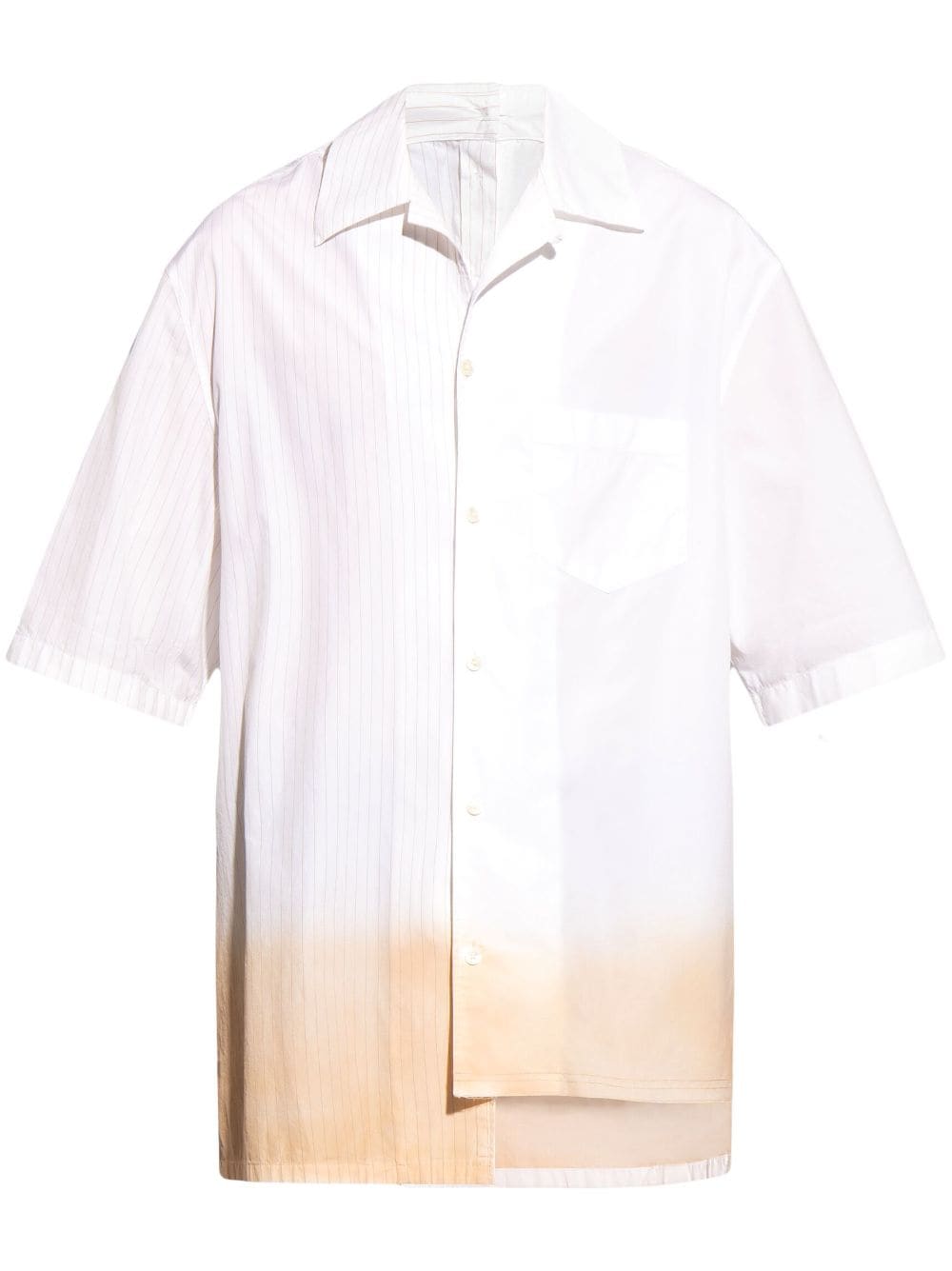 Lanvin tie-dye cotton shirt - White von Lanvin