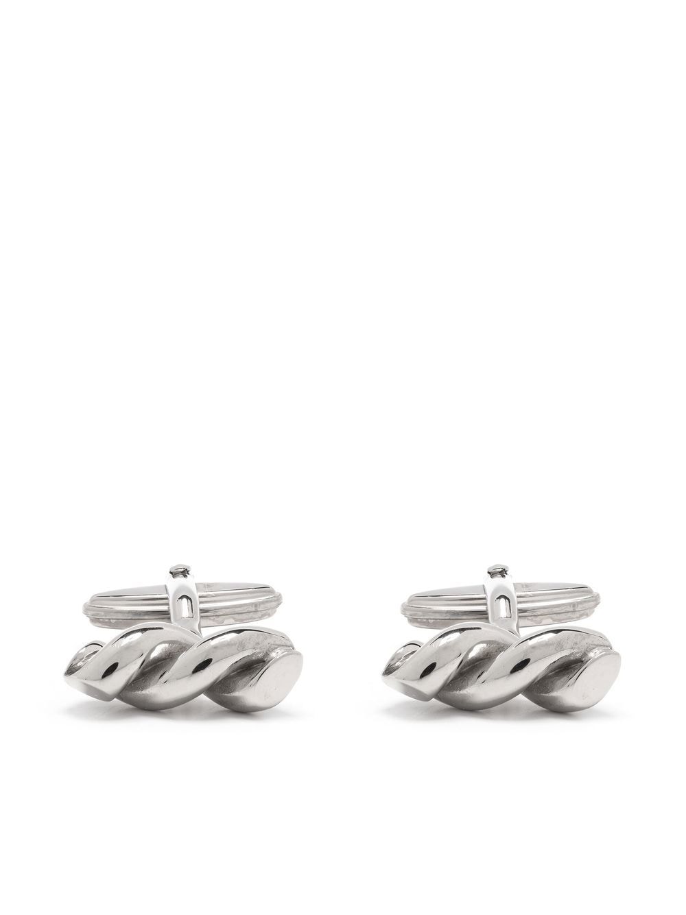 Lanvin twist-detailing cufflink - Silver von Lanvin