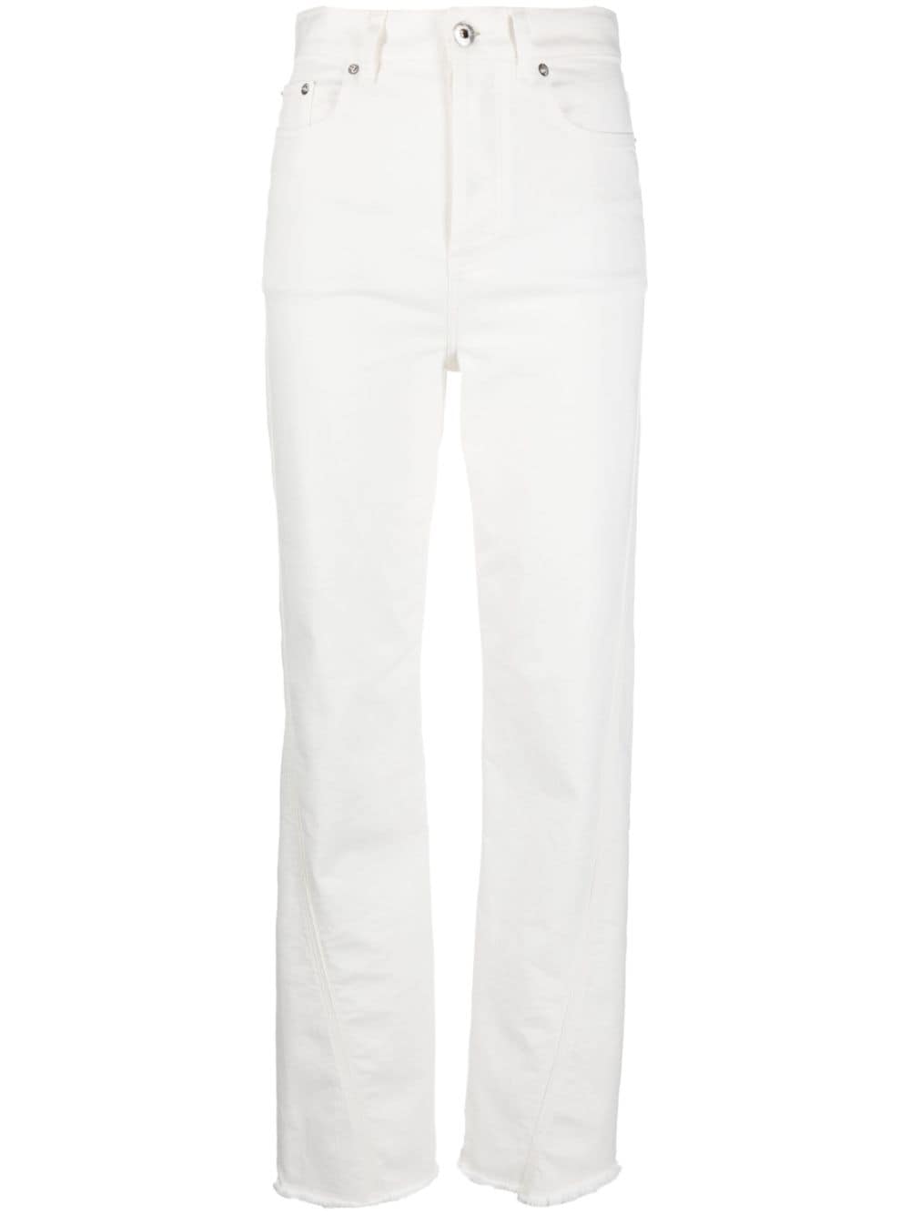 Lanvin twisted straight-leg jeans - White von Lanvin