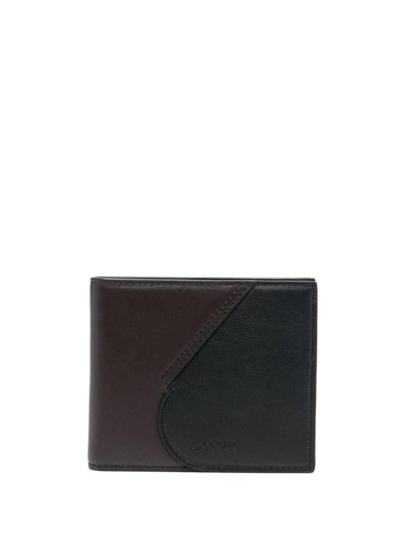 Lanvin two-tone leather cardholder - Brown von Lanvin