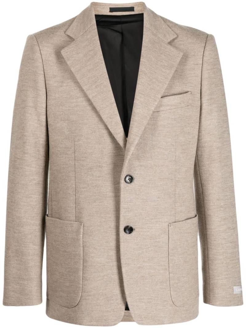 Lanvin virgin-wool blazer - Brown von Lanvin