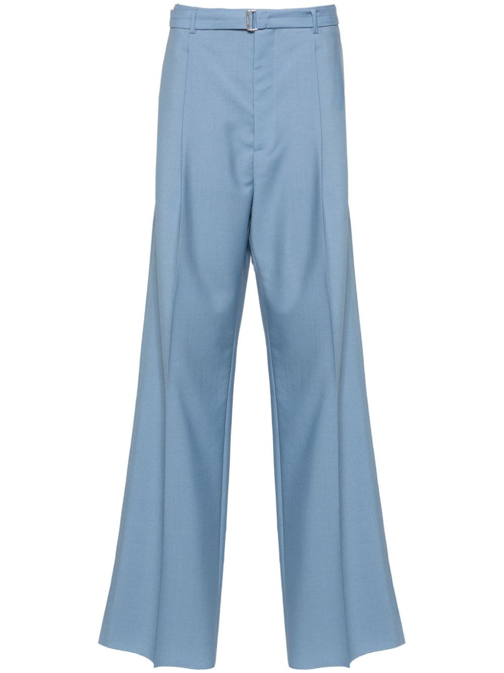 Lanvin wide-leg wool trousers - Blue von Lanvin