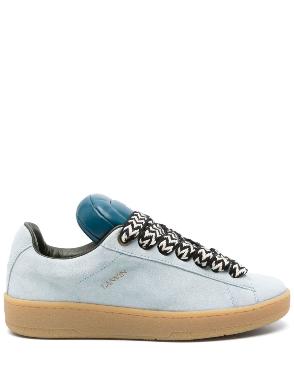 Lanvin x Future Hyper Curb suede sneakers - Blue von Lanvin