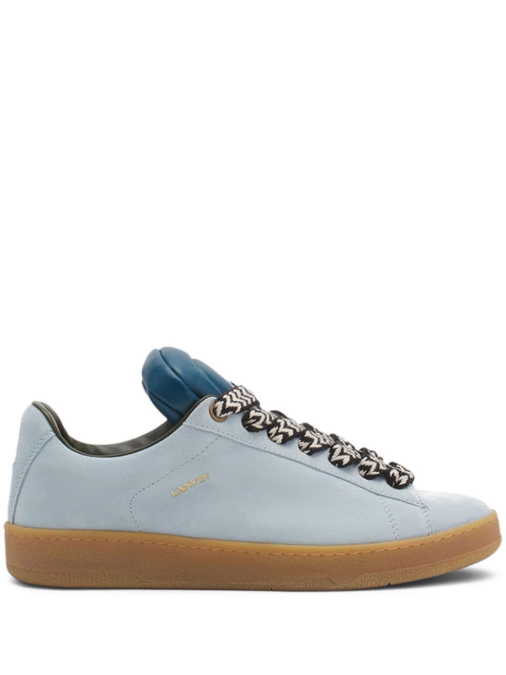 Lanvin x Future Hyper Curb suede sneakers - Blue von Lanvin