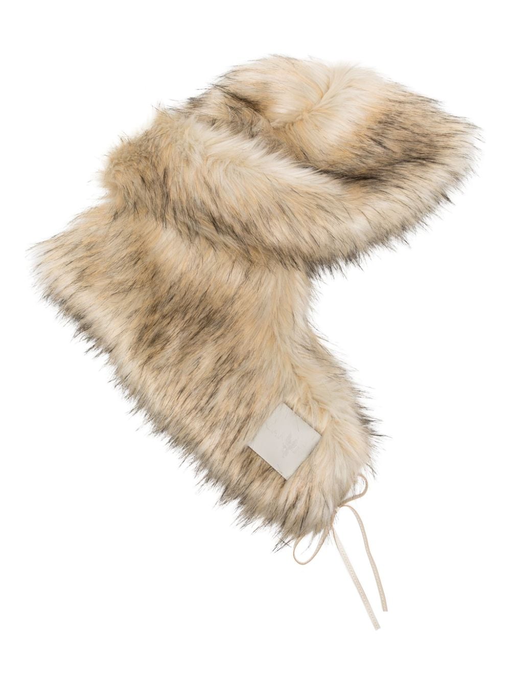 Lanvin x Future faux-fur fisherman hat - Neutrals von Lanvin