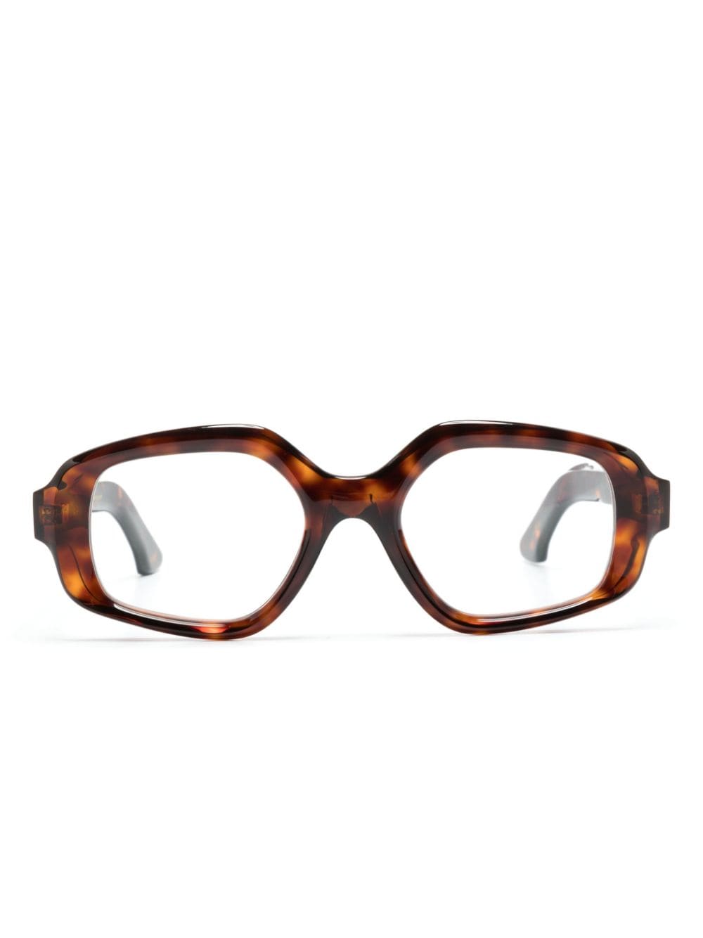 Lapima Elisa geometric-frame glasses - Brown von Lapima