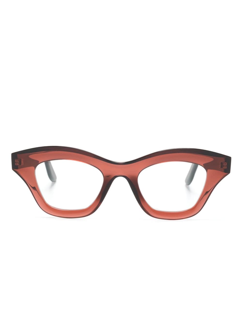 Lapima Tessa Petit square-frame glasses - Red von Lapima