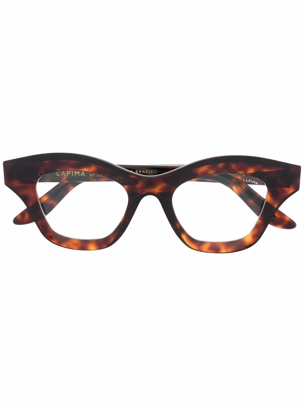 Lapima Tessa petit square-frame glasses - Brown von Lapima