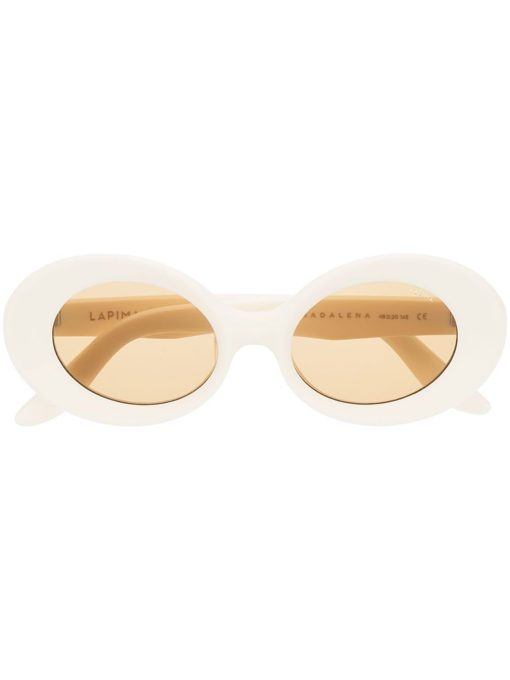 Lapima oval-frame sunglasses - Neutrals von Lapima