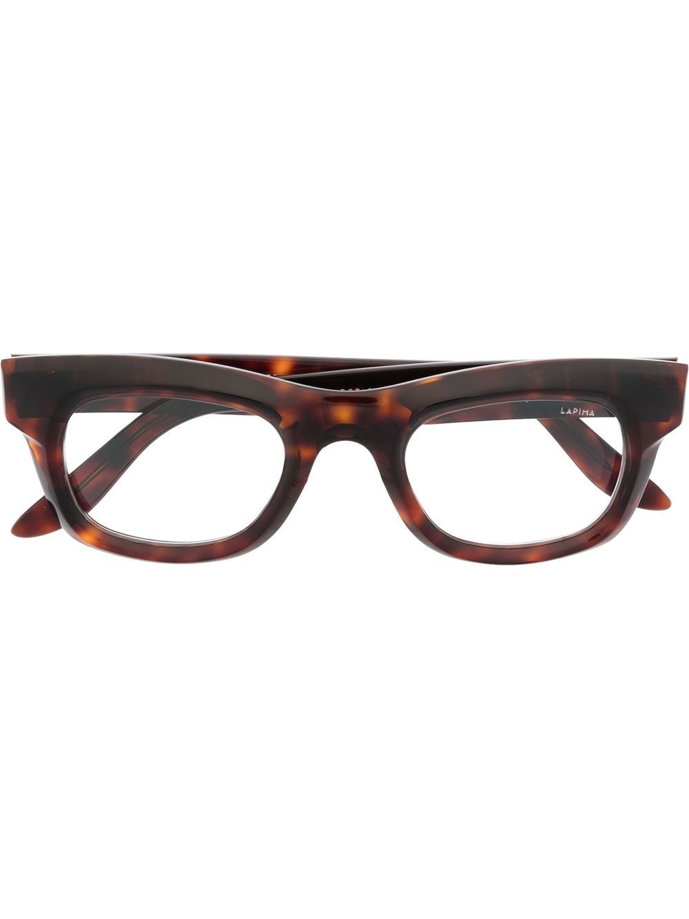 Lapima wayfarer-frame glasses - Brown von Lapima