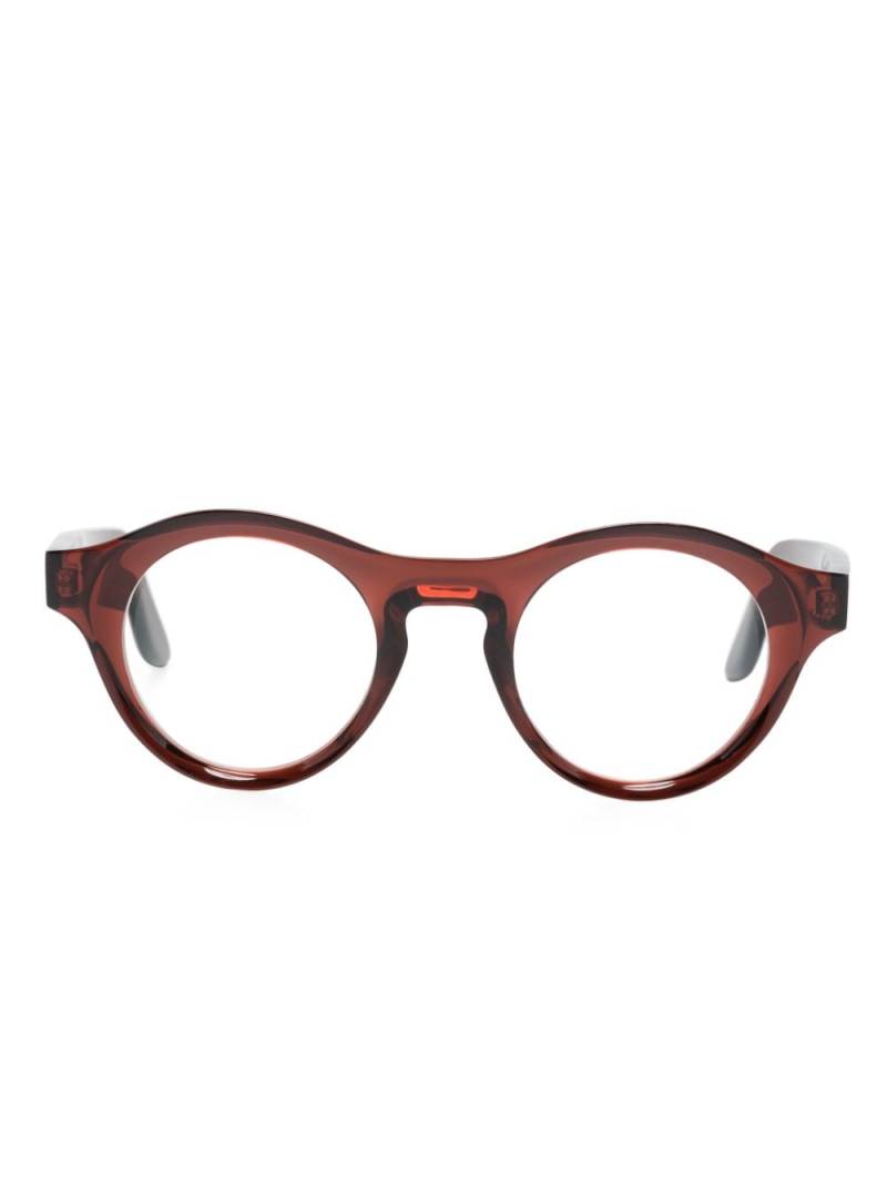 Lapima x Collection Luca oval-frame glasses - Red von Lapima