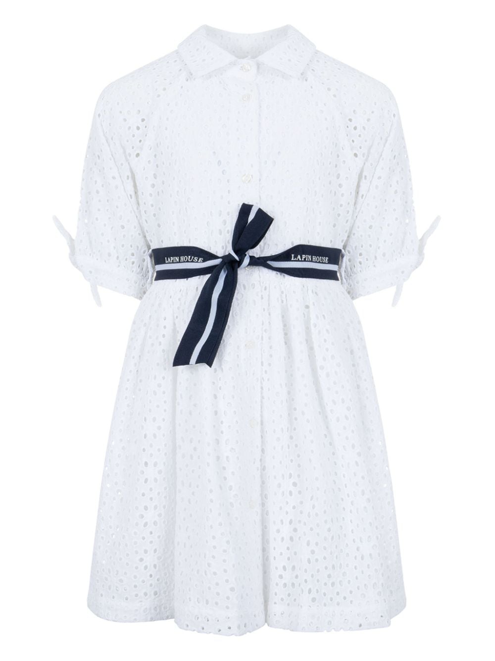 Lapin House broderie-anglaise cotton dress - White von Lapin House