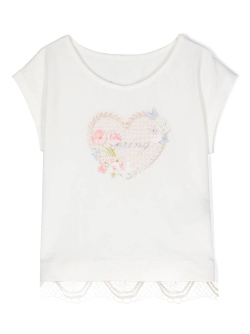 Lapin House embroidered-detail sleeveless top - White von Lapin House
