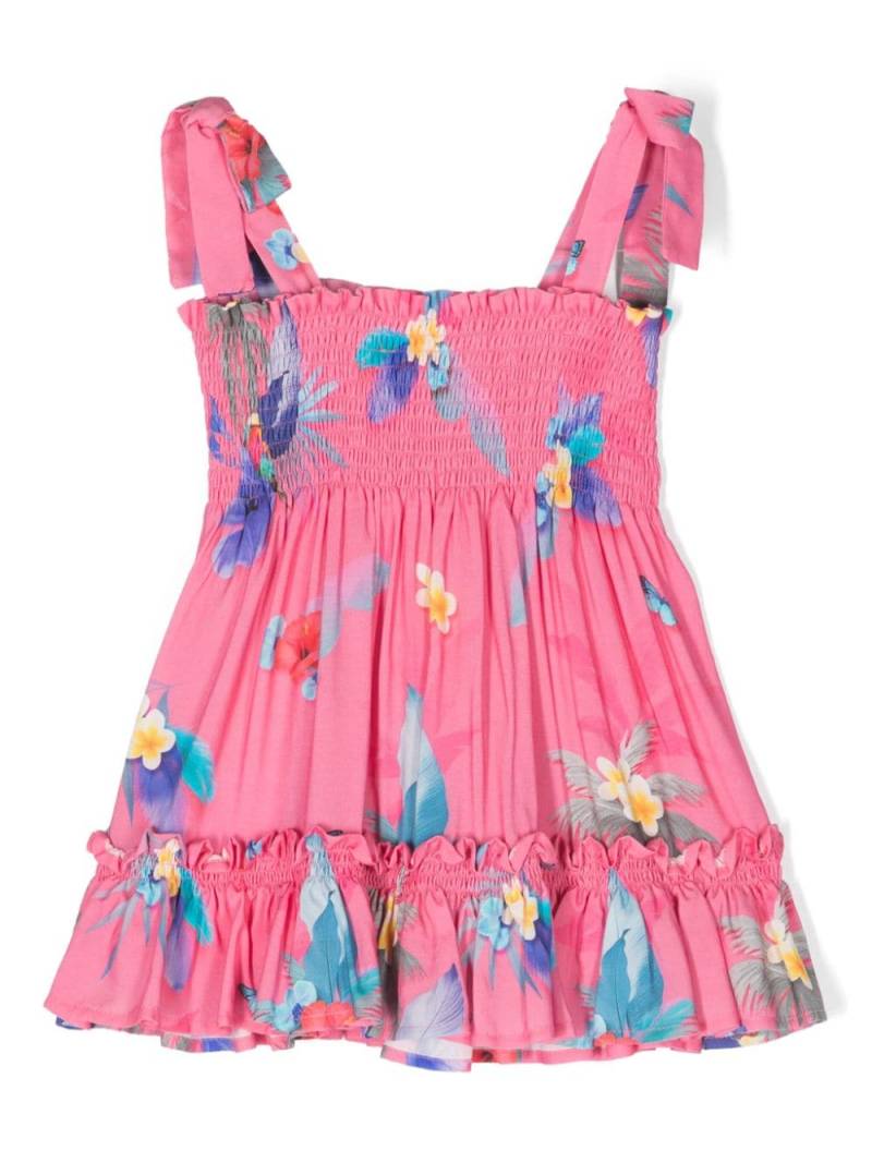 Lapin House floral-print smocked dress - Pink von Lapin House