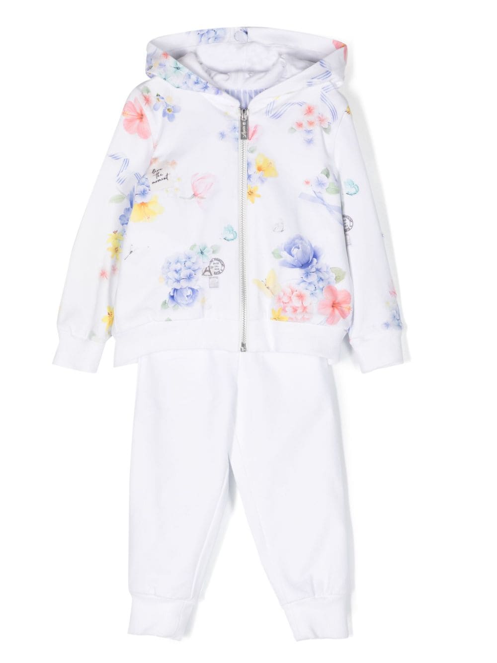 Lapin House floral-print tracksuit - White von Lapin House