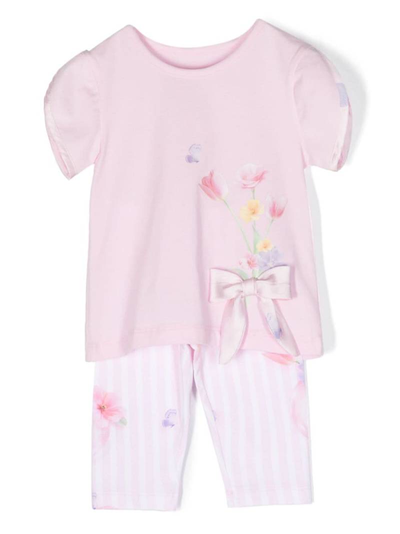 Lapin House floral-print trousers set - Pink von Lapin House