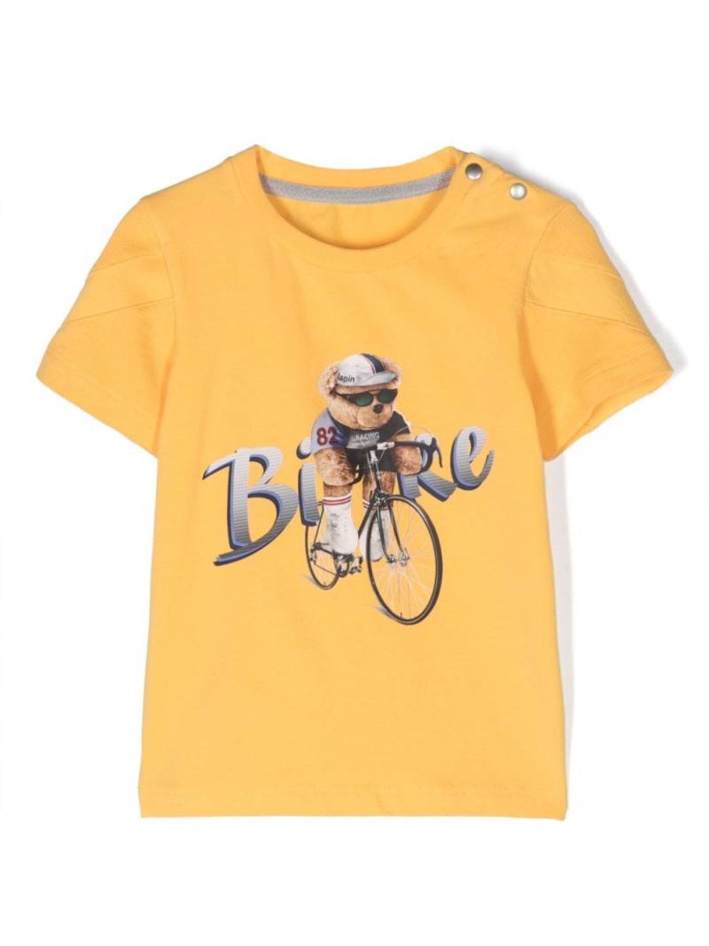 Lapin House graphic-print jersey T-shirt - Yellow von Lapin House