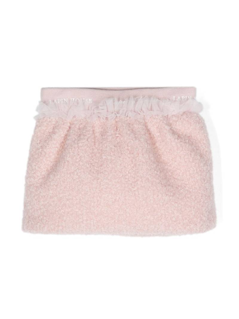 Lapin House logo-waistband skirt - Pink von Lapin House