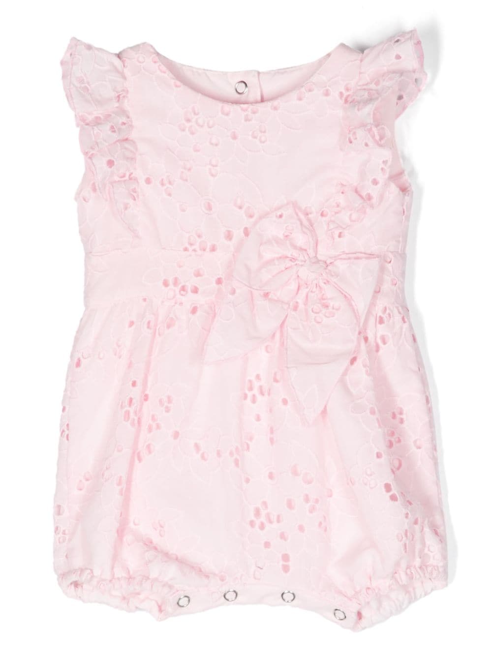 Lapin House oversize-bow cotton bodysuit - Pink von Lapin House