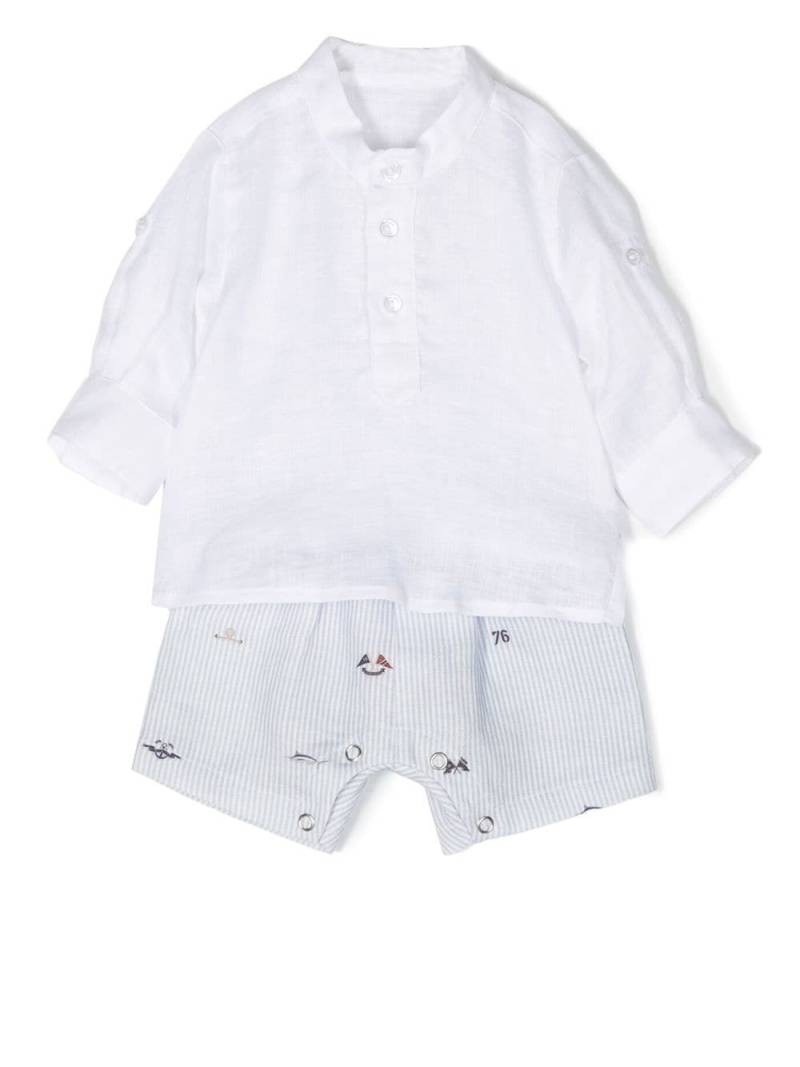 Lapin House printed shorts set - White von Lapin House