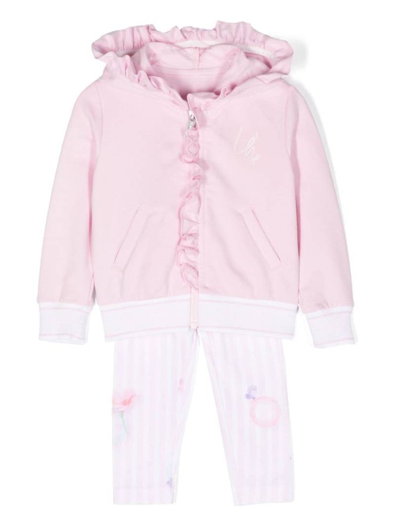 Lapin House ruffle-detailed tracksuit set - Pink von Lapin House