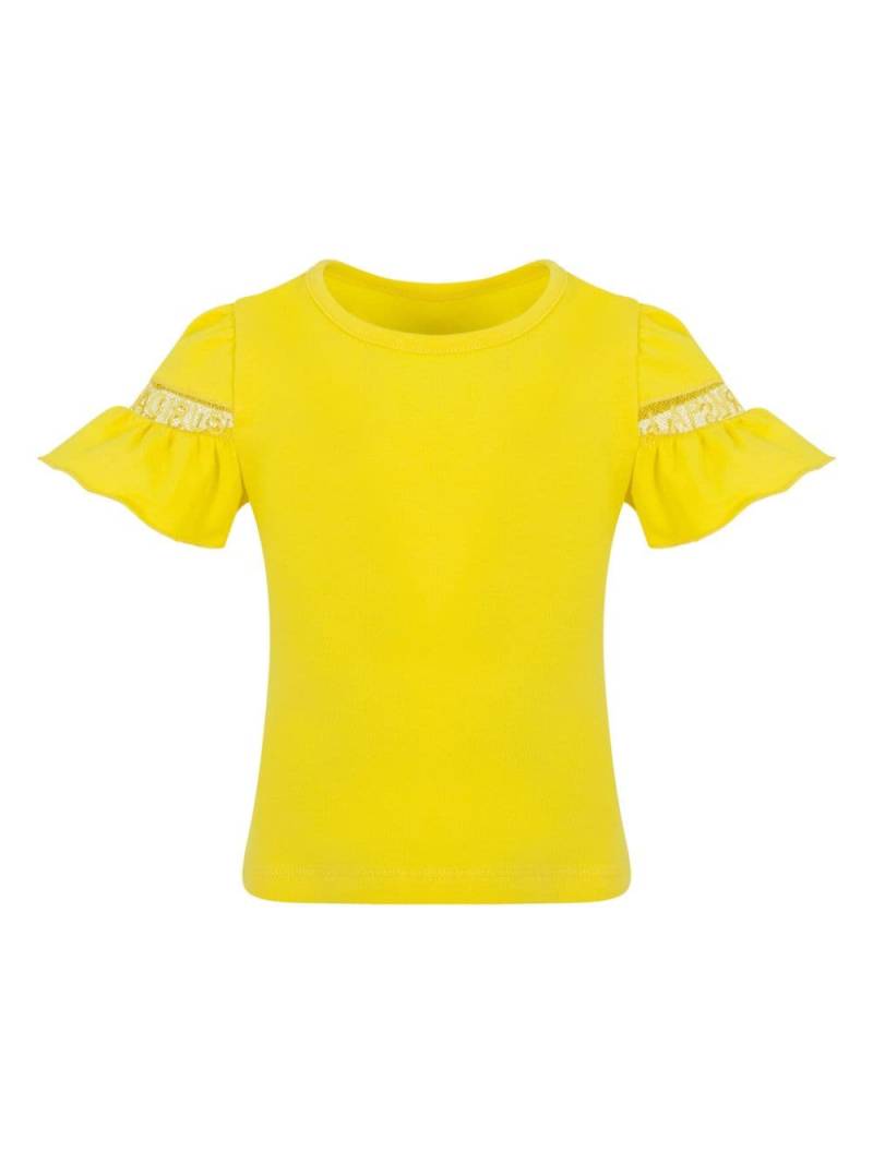 Lapin House ruffled cotton T-shirt - Yellow von Lapin House
