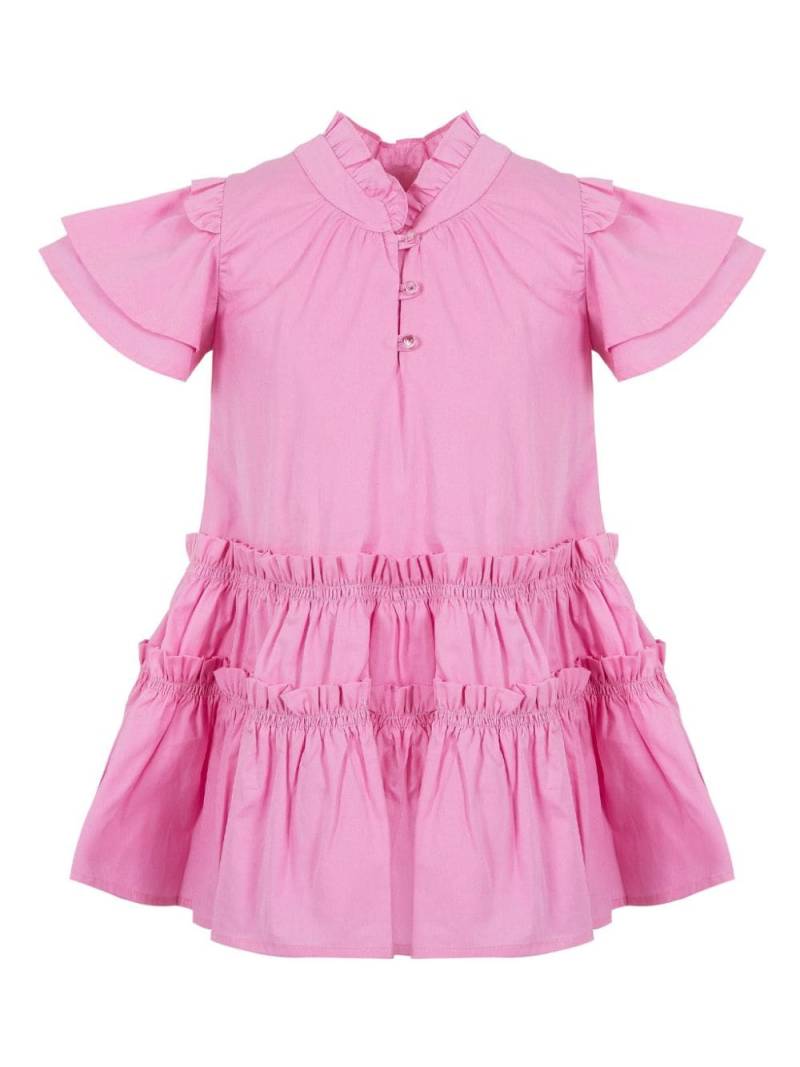 Lapin House ruffled cotton dress - Pink von Lapin House