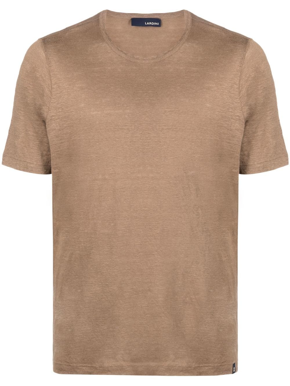 Lardini basic short-sleeved T-shirt - Brown von Lardini