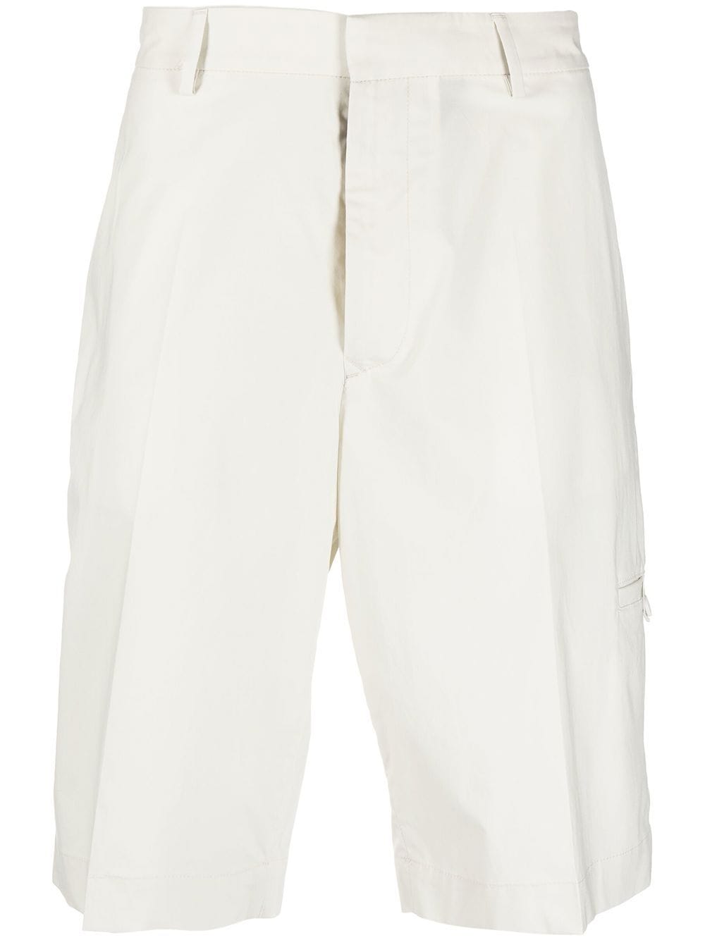 Lardini pleat-detail bermuda shorts - Neutrals von Lardini