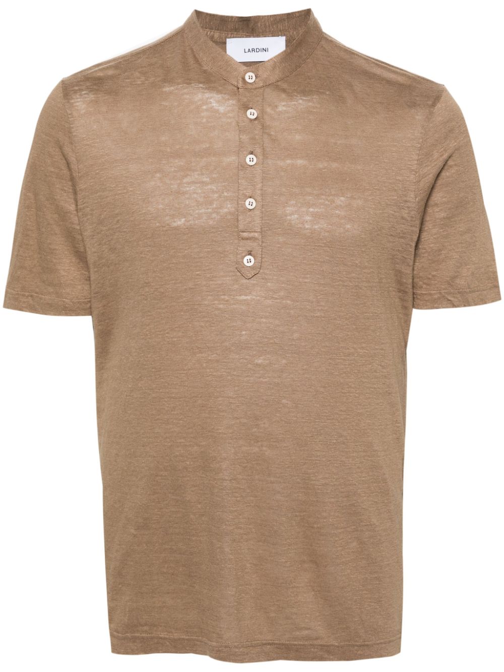 Lardini fine-knit slub T-shirt - Neutrals von Lardini