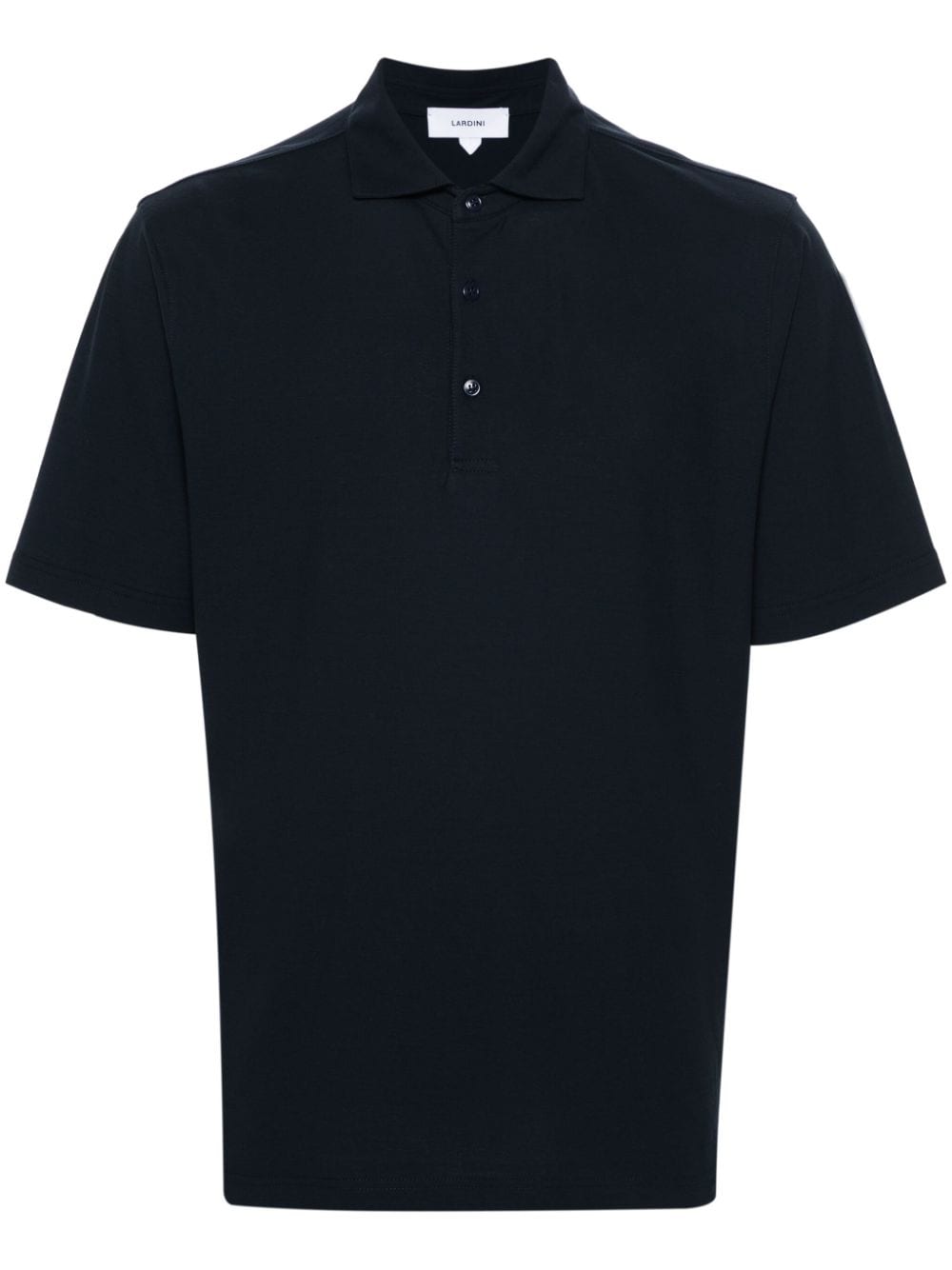 Lardini jersey cotton polo shirt - Blue von Lardini