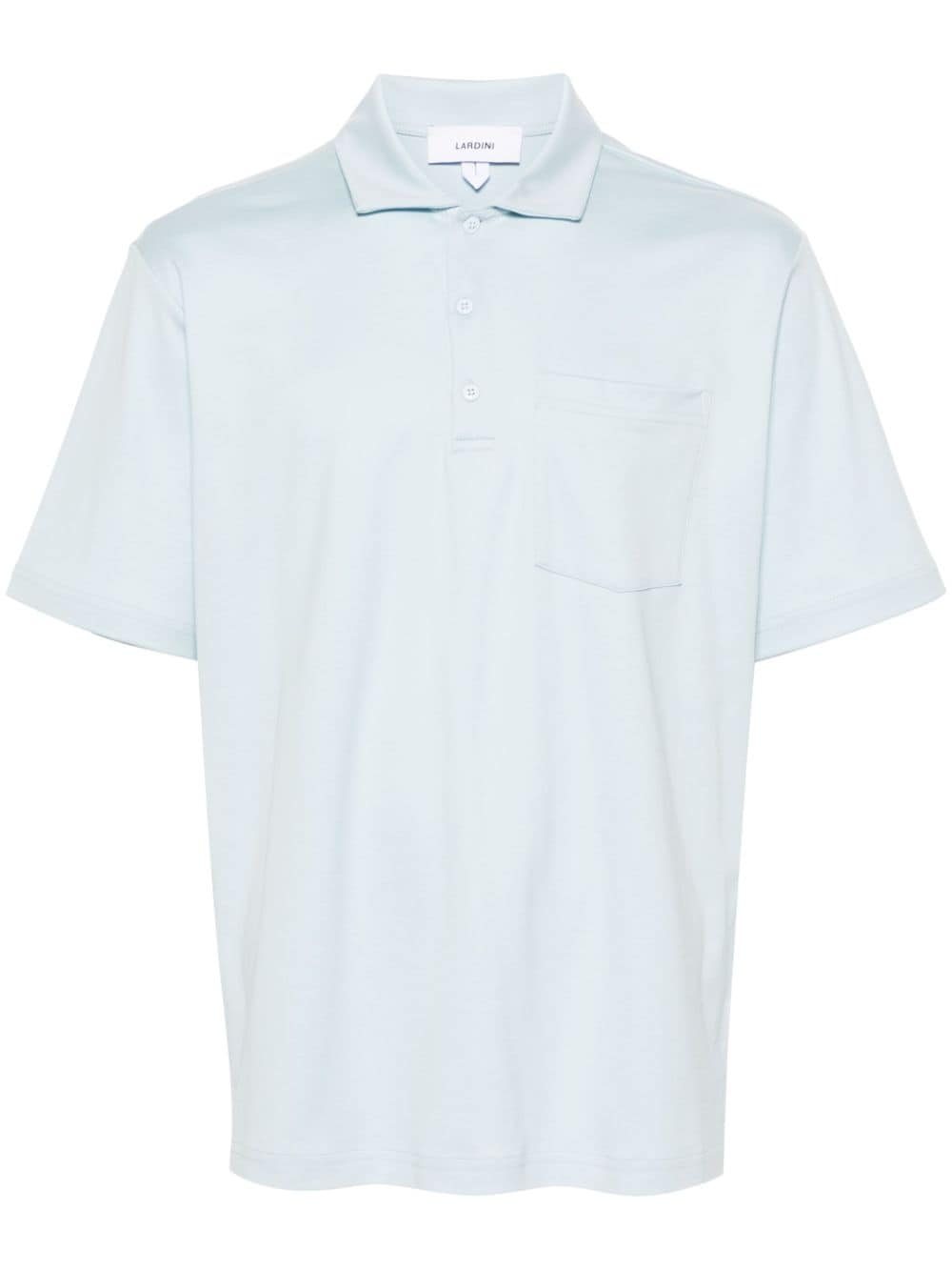 Lardini patch-pocket polo shirt - Blue von Lardini